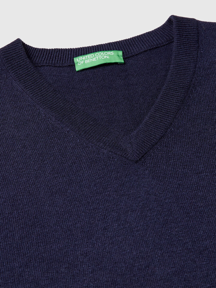 S/L V NECK SWEATER Men image number 6